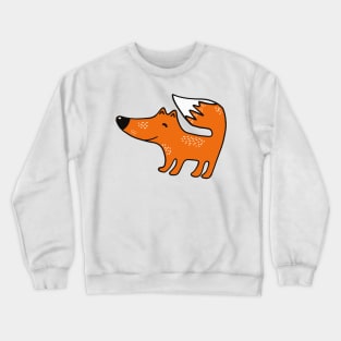 Cute fox illustration Crewneck Sweatshirt